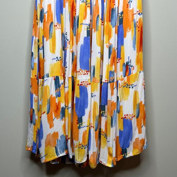 ANDTHEWHY Sleeveless Gauzey Dress Size L - Picture 3 of 9